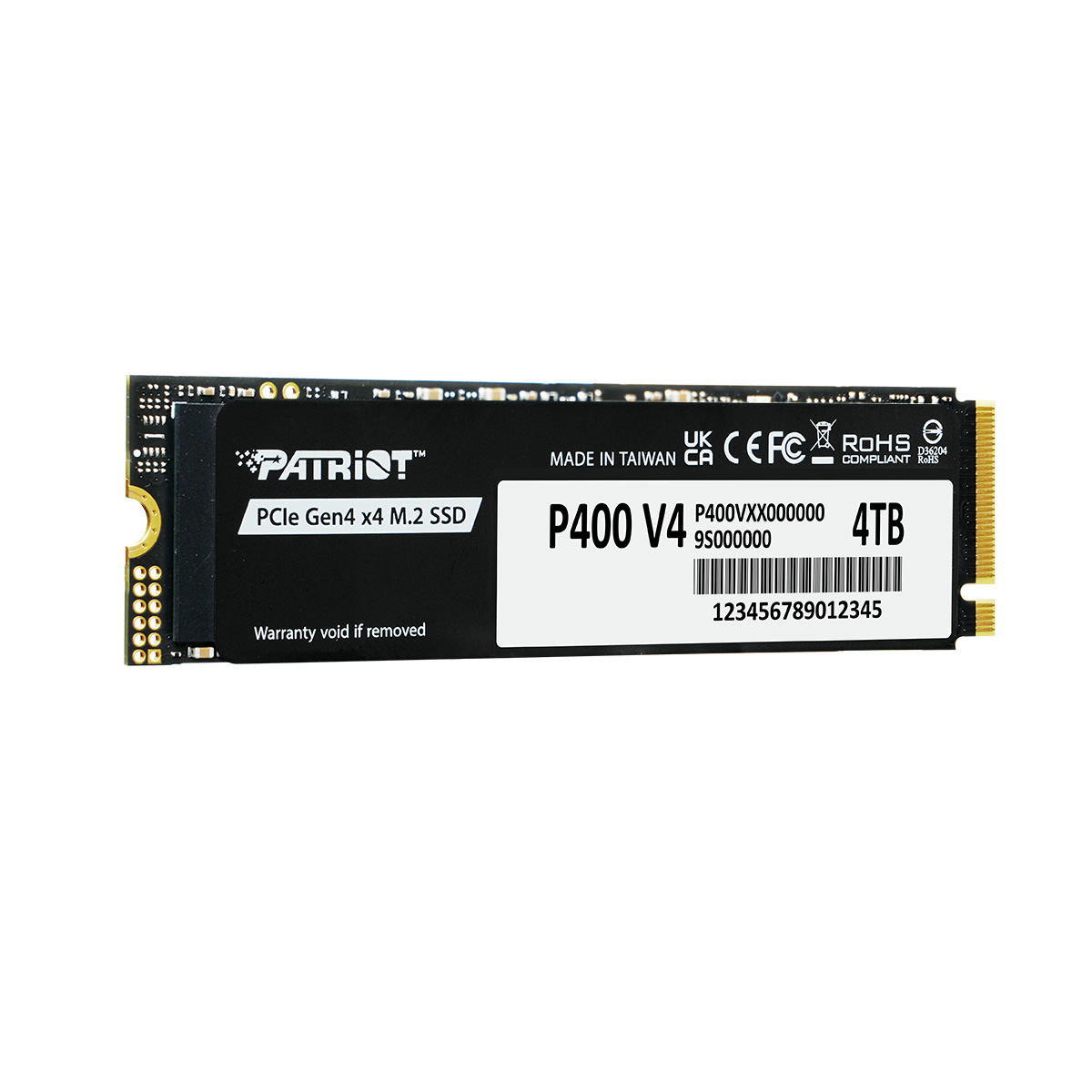 P400 V4 PCIe Gen4 x4 M.2 2280 SSD | Patriot Memory